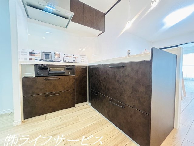 L字型システムキッチン新調