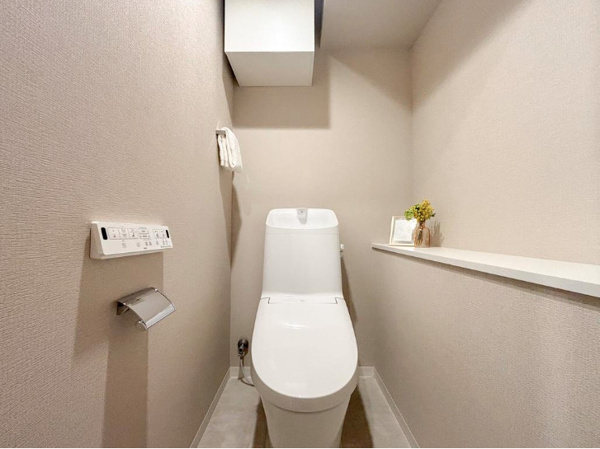 大島スカイハイツ 　7階　リ　ノベーションのトイレ