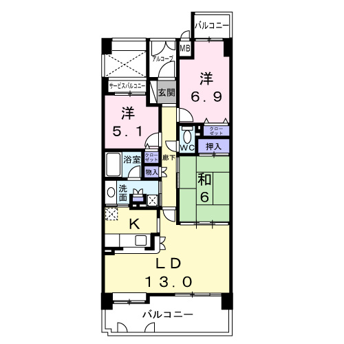 間取り：323000513851