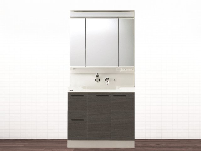 【設備画像：エポック（トクラス）】ボウルとの一体型成形で継ぎ目のないハイバックガードと壁出し水栓は、汚れがたまりにくく、毎日のお手入れが簡単です。
