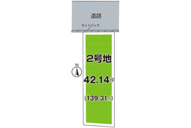 柏原市田辺 売土地の間取り