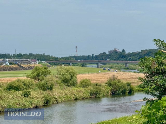 観晃橋方面。花火を特等席で毎年楽しめます♪