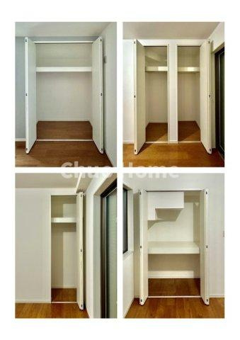 居室にはクローゼットを完備し、自由度の高い家具の配置が叶うシンプルな空間です。お子様の成長と必要になる子供部屋を与えるにはぴったりの間取りですね。