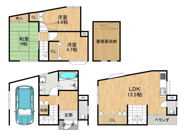 間取り：327001692994