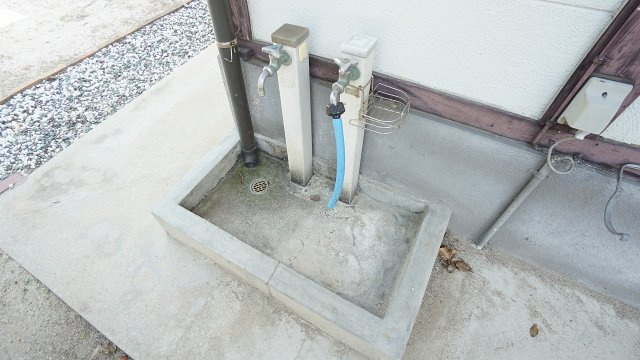 ◎お庭に立水栓付き