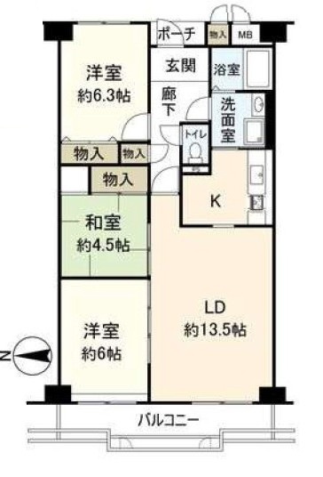 間取り：328000624733