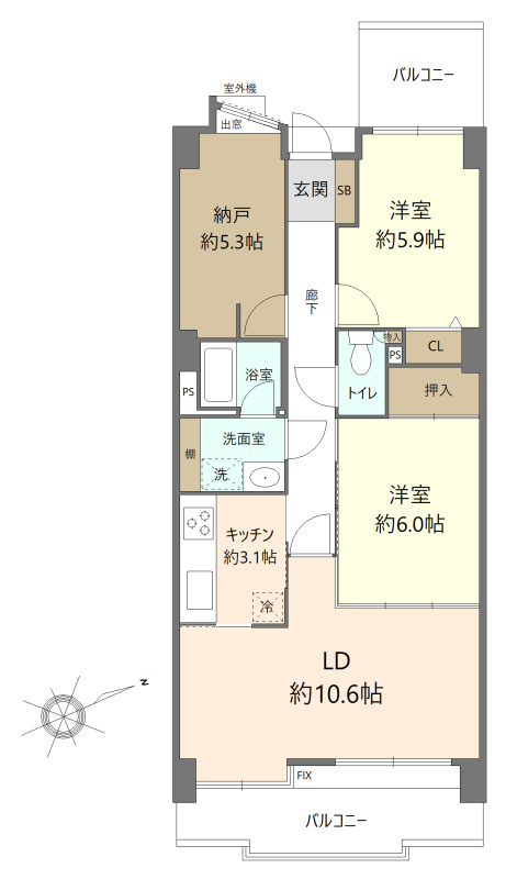 間取り：323000529460