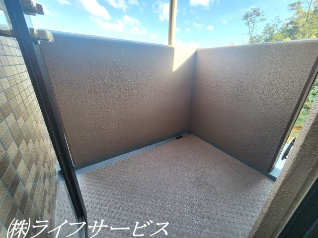 北西側バルコニー