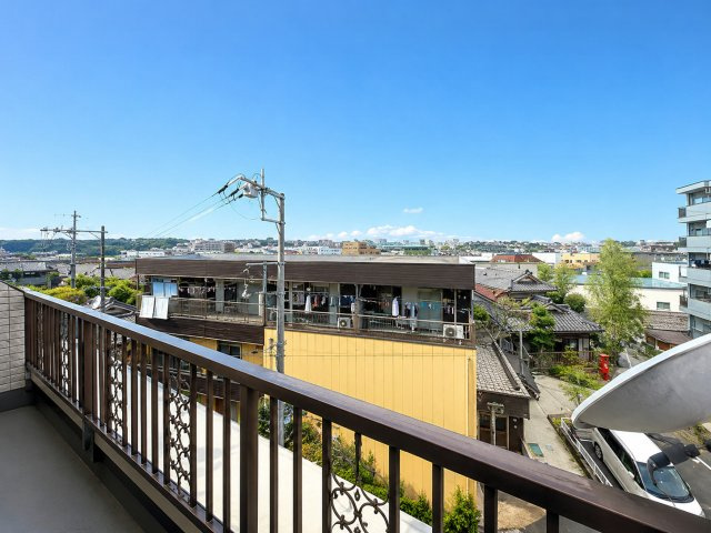 ◆日当たり良好なバルコニー！毎日のお洗濯にも嬉しいですね！