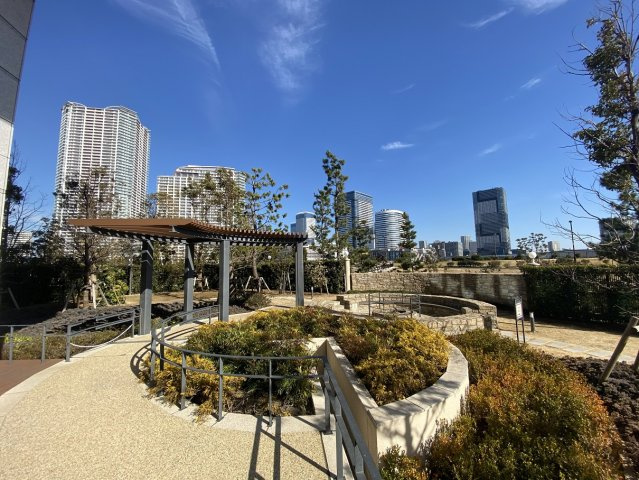 敷地内のBBQスポット