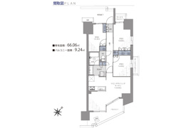 ルフォン町屋ブランシエラの間取り