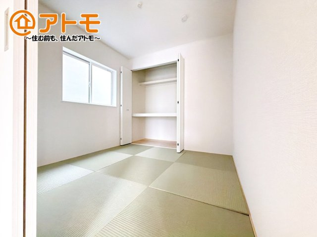 和室は客間としてはもちろん、家事の休憩やお子様のおむつ替えにもピッタリ♪