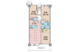 東久留米市前沢の中古マンションの間取り
