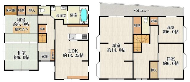 間取り：328000642376