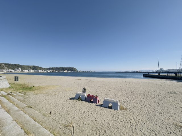 久里浜海岸まで徒歩2分