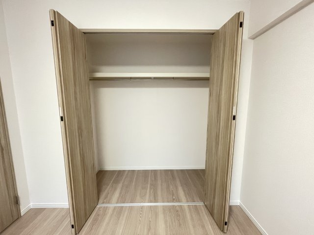 各居室に収納がついており、家族で使い分けしやすくなっています。　