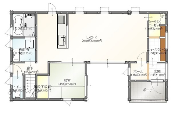 【向佐野一丁目の間取り】
