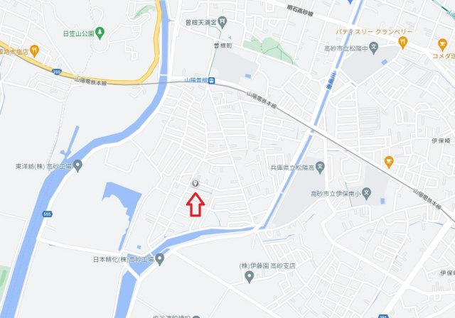 山電「曽根駅」まで徒歩約7分ですので、通勤、通学に便利な立地です。　　