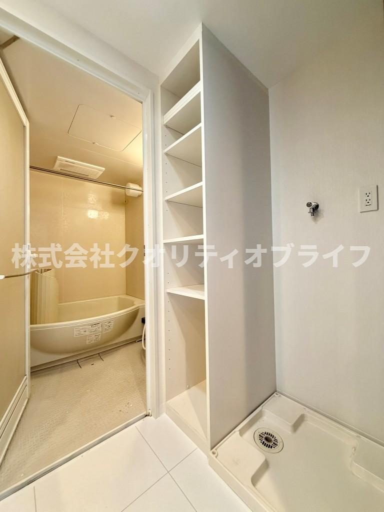 室内洗濯機置き場で雨の日でも安心♪　2026/07/04撮影
