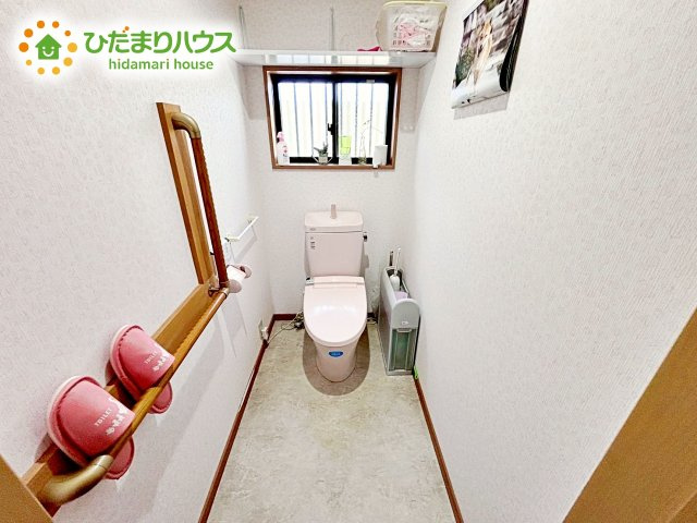 節水できるトイレで、少ないお水でもしっかりと洗浄してくれます！