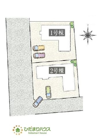 前面道路が広く、車の出し入れ楽々。