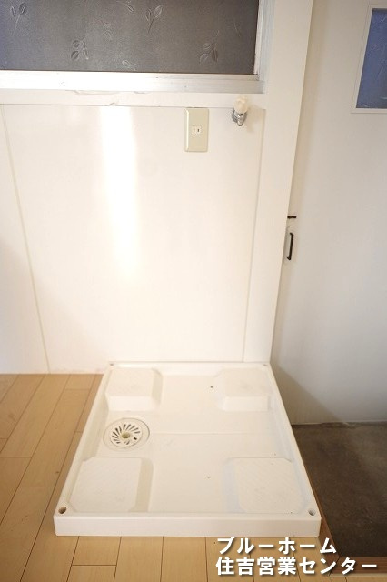 室内洗濯機置き場がございます！