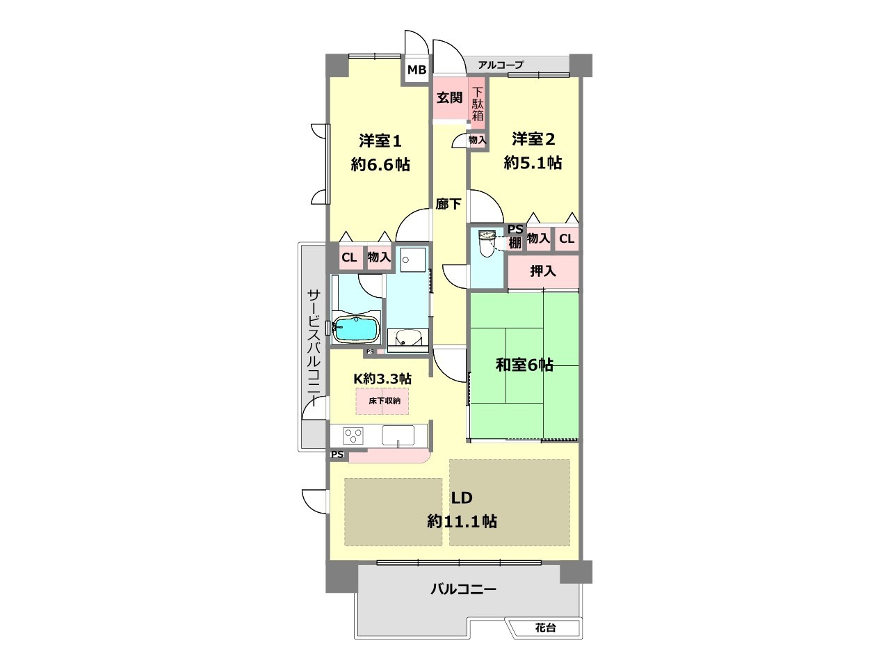 間取り：328000670307