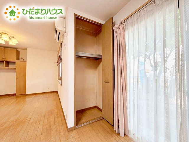 備え付け収納で、スッキリお片付け！