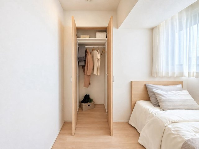 ・全居室にクローゼットを完備！居室空間をより広く隅々までお使いいただけますね。