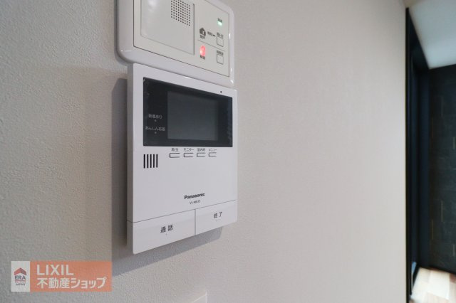 【TVインターホン】現地完成写真。カラーTVインターホン。
