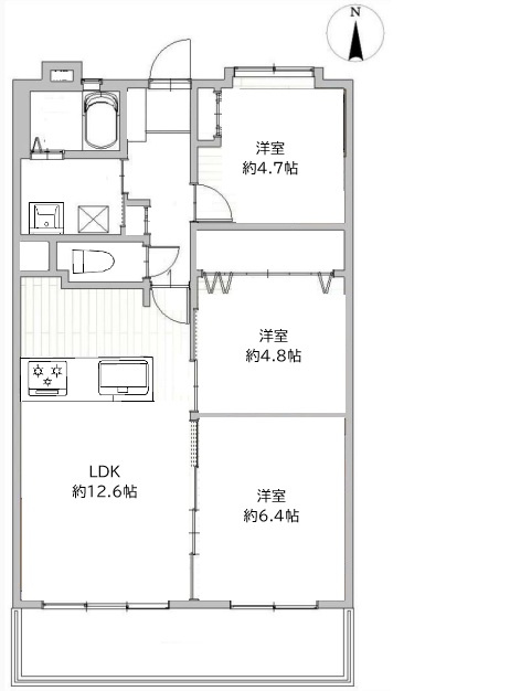 リノベーション済のおしゃれな内装！
