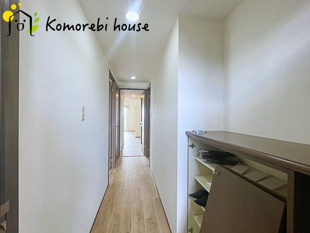 ゆったりとした玄関です