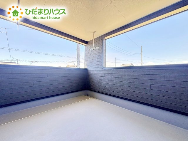 人気が高いインナーバルコニーを採用♪天候を気にせず洗濯物を干せ、紫外線も気にせずに済みます(*^^)v