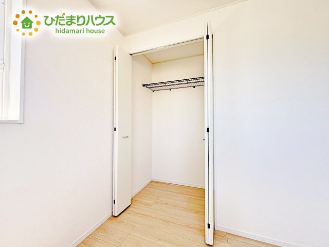 クローゼットタイプの収納は荷物がどこにあるかすぐに見つかります！