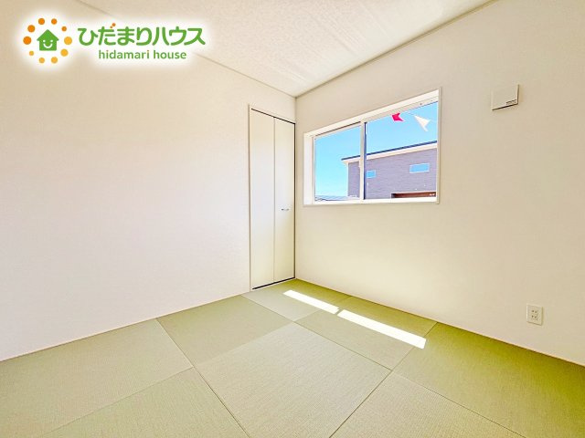 赤ちゃんスペースや客間など、多彩な用途で使用できる和室☆