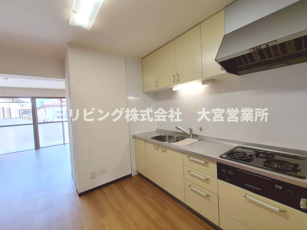 料理すきにはうれしい3口ガスコンロあり！