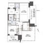 グラングリーン大阪 THE NORTH RESIDENCEの間取り