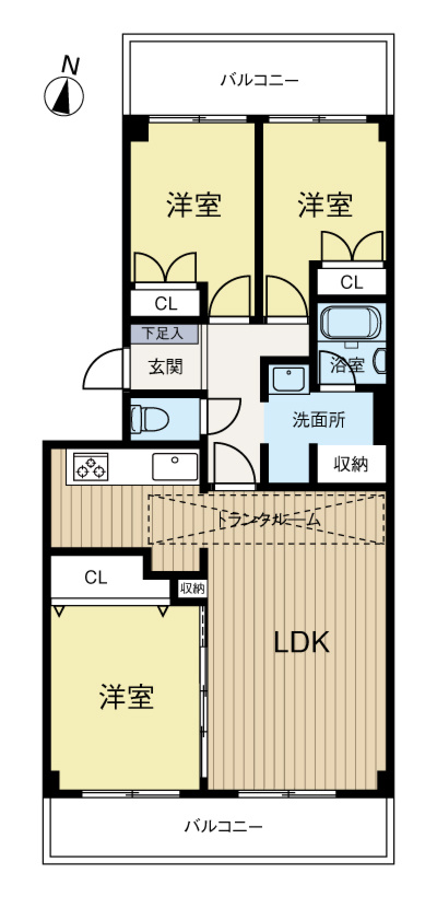 間取り：328000623477