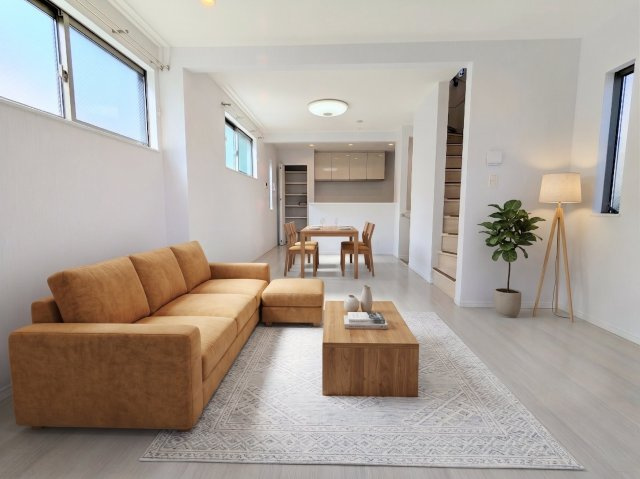 ～リビング写真～（画像内の家電・家具等はCGです。本物件には付帯されません。）