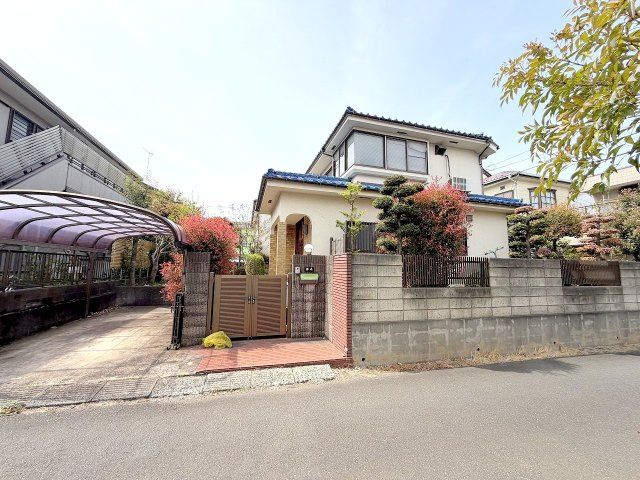 古屋付き時の現地写真！更地で2区画になります。