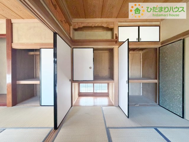和室にも大容量のクローゼット完備！　お布団やお子様のおもちゃなどがスッキリ収納できますね(^^♪