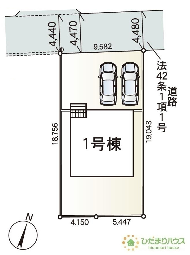 急な来客時にも安心な、並列駐車2台まで可能です(^^♪