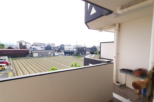 日当たり良好の南西バルコニー♪洗濯もよく乾きますね♪