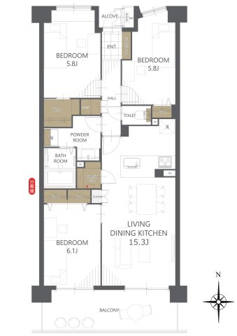 間取り：328000595198