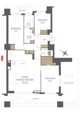 間取り：301000104000