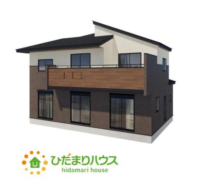 明るい光が差し込む開放感あふれる住まいです。