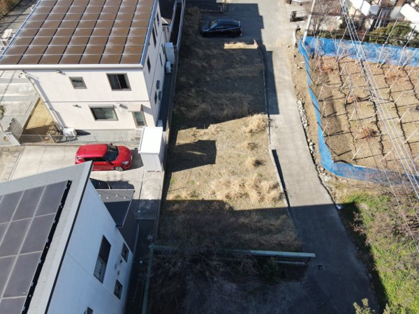 【笛吹市石和町上平井　売地の外観】