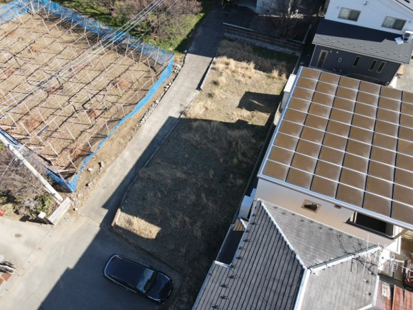 【笛吹市石和町上平井　売地の外観】