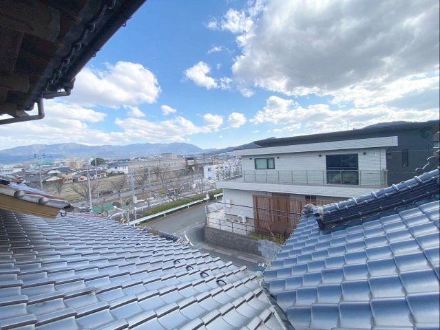 室内からの眺望です！