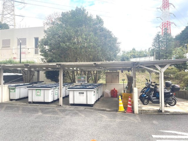 管理され、きれいなごみ置き場